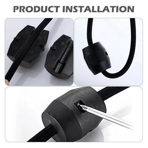 Universal Hose Weight Ball Replacement for Kitchen Pull Down Faucets, screw type gravity ball installation details and close-up