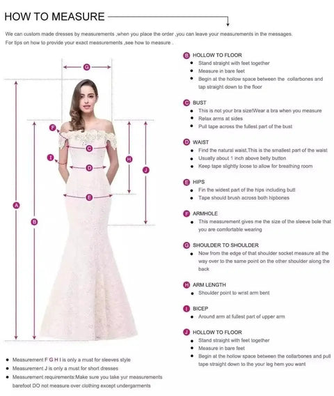 Guide on how to measure for Elegant A Line Bridal Dress With Gold Applique Sleeveless Cape for accurate sizing.