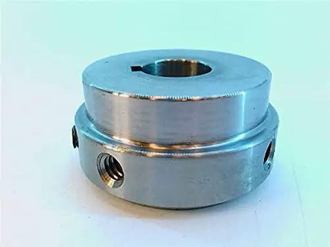 2 HSB Assemblies With 0.625 Inch Bore And 3 Sixteenth Inch By 3 Thirty Second Inch KW 1 Stainless Steel For Industrial Machines And Gear Systems