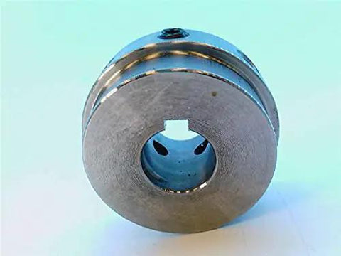 Close-up of 2 HSB Assemblies With 0.625 Inch Bore And 3 Sixteenth Inch By 3 Thirty Second Inch KW 1 Stainless Steel for gear systems