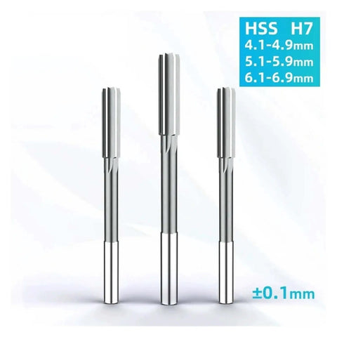 Versatile HSS H7 Machine Reamer Workhorse For Precision Reaming In Metalworking 4.1mm 4.2mm 4.3mm 4.4mm With Straight Shank Chucking Design Pro Grade High Speed Steel Cutter For Clean Accurate Drilling And Long Tool Life