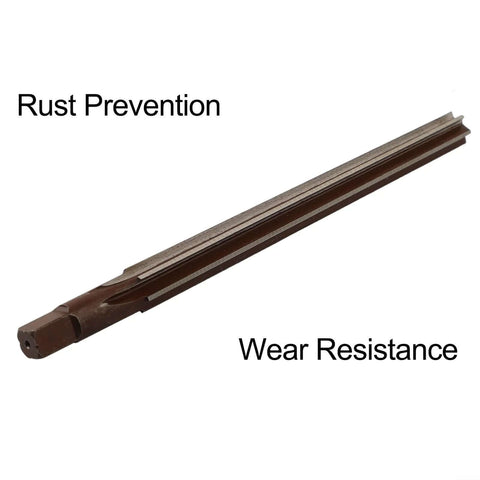 Taper Pin Hand Reamer Set 6 Piece With 1 To 50 Conical Degree For HSS Alloy Steel close-up showing rust prevention and wear resistance