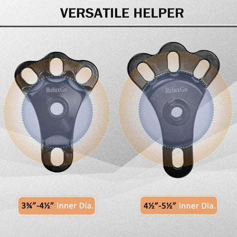 Front Wheel Hub Puller Bearing Removal Tool for 3-3/4 to 4-1/2 Inch IDs, Rear Axle Puller Set for 4-1/2 to 5-1/2 Inch IDs, top view