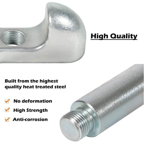 Close-up of Hub Oil Seal Remover And Seal Puller For Trailer And Truck Axles No Sweat Easy To Use Tool crafted from heavy-duty steel