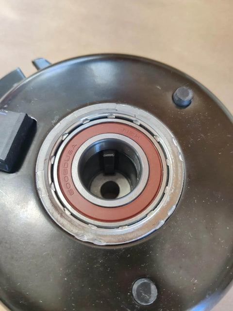 Close-up of Replacement for Hustler Electric Clutch For 605827K 5219-193 showing the bearing and mounting components.