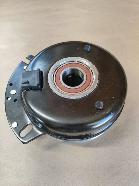 Replacement for Hustler Electric Clutch For 605827K 5219-193 Fits 36 42 and 52 OEM, metal housing, side view