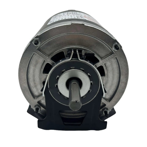Front view of One Third HP Blower Motor For HVAC Systems 115V 60Hz 1725 RPM 48 Frame Belt Drive Go To Replacement Quiet