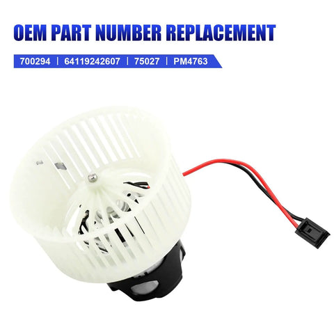 HVAC Heater Blower Motor With Fan For BMW 5 Series 528i 535i 550i 640i 650i 740i 750i 740Li 750Li 2011 2016 Replacement AC Fan