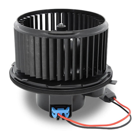 HVAC Blower Motor With Fan Cage Direct Fit Replacement For Chevy Silverado Tahoe Suburban Avalanche GMC Sierra Yukon Cadillac Escalade 1999 2000 2001 2002 2003 2004 2005 2006 2014 700089, close-up view