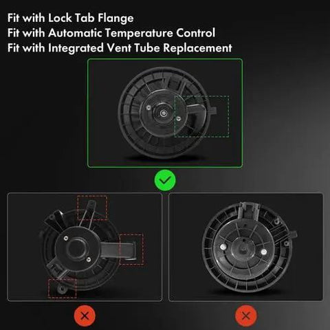 HVAC Heater Blower Motor With Fan Cage for 2007 Through 2014 Chevrolet Silverado Tahoe Suburban Avalanche GMC Sierra Yukon Cadillac Escalade Hummer Vehicles, Rock Solid OEM Style Replacement, Easy Install
