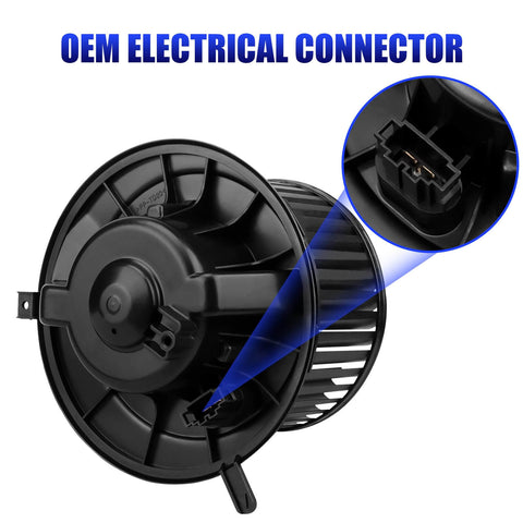 HVAC Blower Motor With Fan For VW Jetta Tiguan Passat GTI Golf Eos Rabbit CC 2005 2014 Replacement Replaces 700182 close-up view