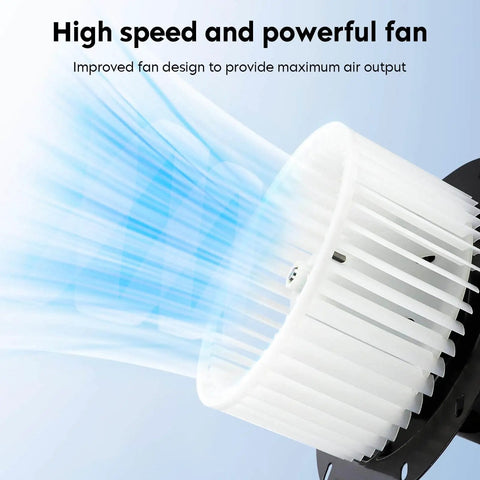 Front HVAC Heater Blower Motor Fan Assembly Fits Ford E Series Vans E 150 E 250 E 350 Econoline Club Wagon 1997 2014 Replacement Part 700022 Easy Install Durable Performance powerful fan design