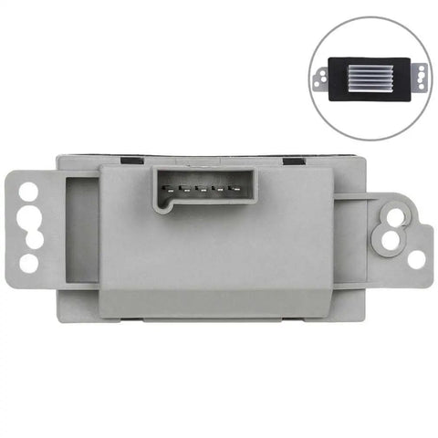 Front view of HVAC Blower Motor Resistor Kit With Harness For Chevy Silverado Tahoe Suburban Avalanche Trailblazer GMC Sierra Envoy Yukon XL