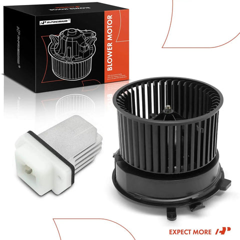 HVAC Heater Blower Motor And Resistor Assembly A-Premium For Nissan Rogue 2008-2013, Rogue Select 2014-2015, And Sentra 2007-2012 Replacement Part