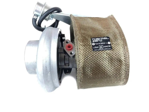 Durable Lava Exterior Turbo Blanket Insulating Cover For HX35W Turbocharger Fits 1996 Through 2002 Dodge Ram 5.9L Diesel