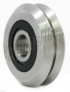 Hybrid Ceramic RM2-2RS 3/8 Si3N4 V-Groove Guide Bearing - VXB Ball Bearings