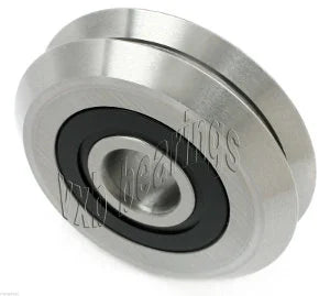 Hybrid Ceramic RM2-2RS 3/8 Si3N4 V-Groove Guide Bearing - VXB Ball Bearings