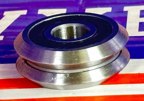 Hybrid Ceramic RM2-2RS 3/8 Si3N4 V-Groove Guide Bearing - VXB Ball Bearings