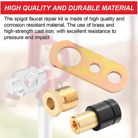 C1000 Hydrant Parts Kit For Merrill Yard Hydrant Repair Head Assembly Series with O-Ring, nuts, and brass components