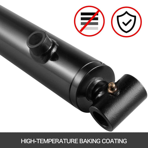 Hydraulic Cylinder 2" Bore 36" Stroke Hydraulic Ram Cylinder Work Pressure 3000psi Welded Double Acting Cross Tube Port Size SAE6