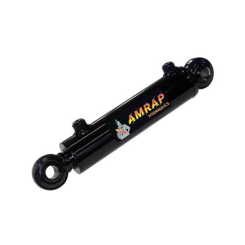 ✝️ 2x20 Hydraulic Cylinder - 2" Bore x 20" Stroke Hydraulic Cylinder Swivel Eye Mount 3000 PSI - (2x20) - SAE#8