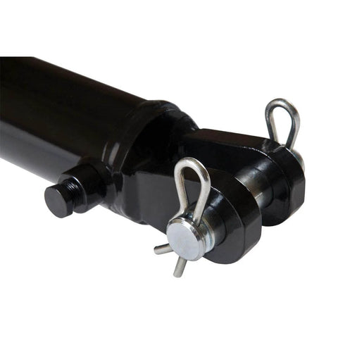 Close-up of ✝️ Double Acting Hydraulic Cylinder - AG Clevis Hydraulic Cylinder 2500 PSI tie-Rod Alternative 3" bore 8" Stroke (3x8)