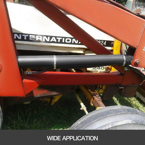 Hydraulic Cylinder 2" Bore 36" Stroke Hydraulic Ram Cylinder installed on orange machinery, focusing on wide application use.
