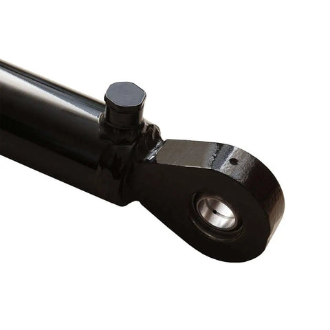 Heavy Duty Double Acting Hydraulic Cylinder With 2 Inch Bore And 8 Inch Stroke Swivel Eye Universal Fit 3500 PSI Rated 9400 Lb