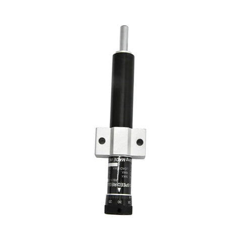 Hydraulic Damper Regulator RB 2430 for 30mm stroke, speed control damper, oil filled, compact design, front view
