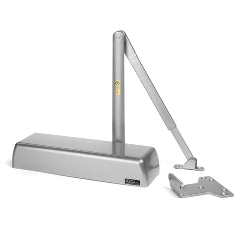 Door Closer, Grade 1 Heavy Duty Commercial Hydraulic Closer, Self-Closing, Adjustable Spring Size 1-6, ADA Compliant