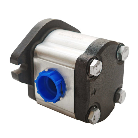 Hydraulic Gear Pump 3-17 GPM Straight 3/4" Keyed Shaft, Aluminum Hydraulic Oil Gear Pump CID 1.37, Cast Iron Flange