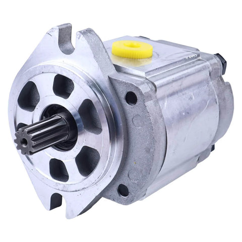 zt truck parts Hydraulic Gear Pump 9217993 4181700, silver metal pump with gear detail, compatible with Hitachi and John Deere Excavators