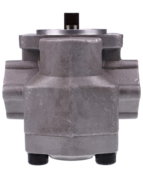 Front view of FridayParts Hydraulic Gear Pump 67810-76100 67810-76102 GPO79R GPO120R Compatible for Kubota Tractor Right-rotation
