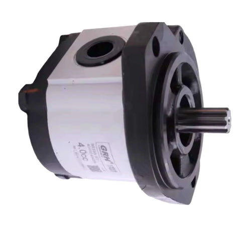Close-up of 1 PC 96193GT 96193 Hydraulic Gear Pump Suitable for Genie Scissor Lift GS-1530 GS-1532, showing the main housing and shaft.