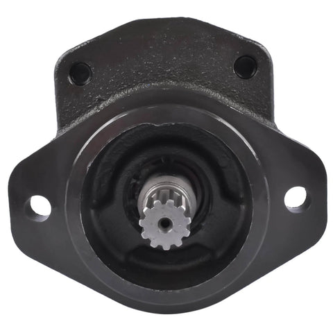 Front view of Flynsu Hydraulic Gear Pump Replacement for John Deere 6320 6330 6405 6410 6415 6420 6425 6430 Part# AL156335