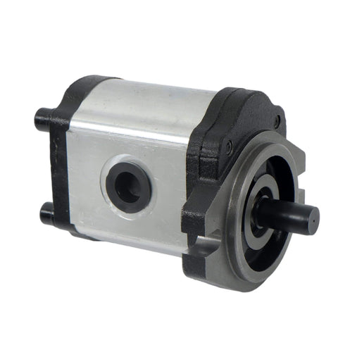 4-18GPM Hydraulic Gear Pump SAE A-2 Flange Cast Iron 9-Spline Shaft CW side view