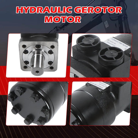 Drop In Replacement Hydraulic Motor For Eaton Char Lynn S Series 103 1005 012 With 1 Inch Shaft And Woodruff Key Spool Valve