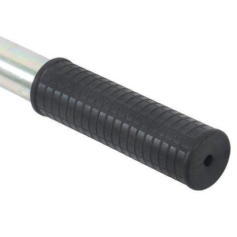 Close-up of handle on Hydraulic Piston Hand Pump 1.5 CID 3 Qts Manual Hydraulic Pump Single Acting with Release Knob.