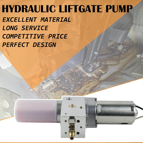 25965861 Hydraulic Liftgate Pump shown with vehicle installation background, for SRX CTS Wagon 2010-2015, replaces 20853013 25835476