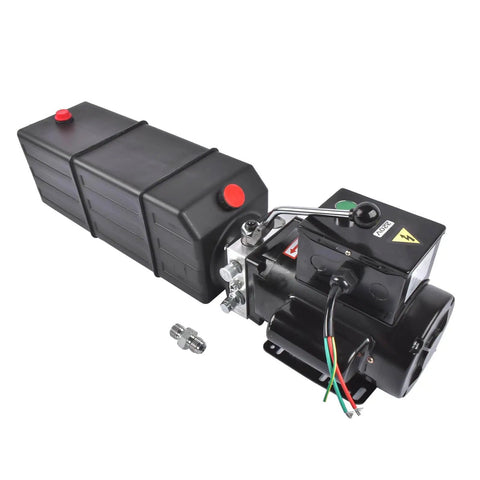 Heavy Duty Hydraulic Power Unit For Car Lifts And Dump Trailers With Two Point Two KW 220V AC Motor 3450 RPM 4 Gallon Sealed Reservoir