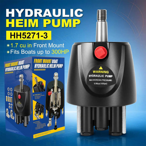 HH5271-3 Hydraulic Steering Helm Pump – 1.7 cu in Front Mount Replacement for Seastar Helm, up to 300HP engines product image