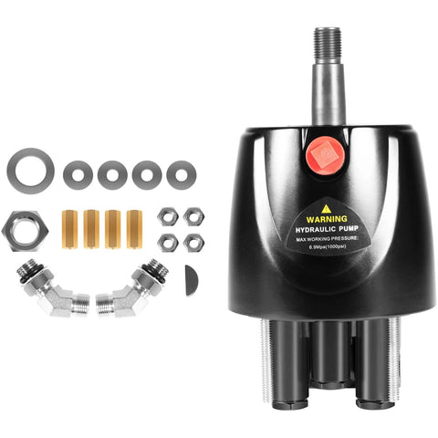 HH5271-3 Hydraulic Steering Helm Pump 1.7 cu in Front Mount Replacement for Seastar Helm with installation parts kit