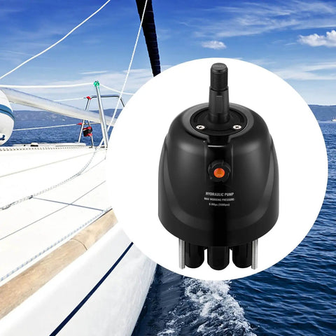 Outboard Hydraulic Steering Pump For Cruisers And Runabouts 300 HP Front Mount Helm HH5271-3 VEVOR Pro Grade Marine System
