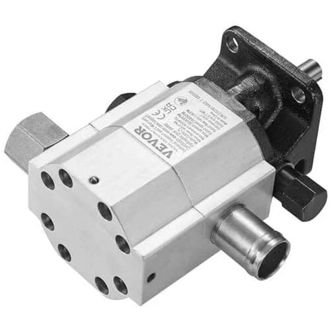 Hydraulic Wood Log Splitter Pump, 16GPM, 2 Stage 4000PSI, aluminum gear pump with 1'' inlet and 1/2'' NPT outlet for small engine mounting.