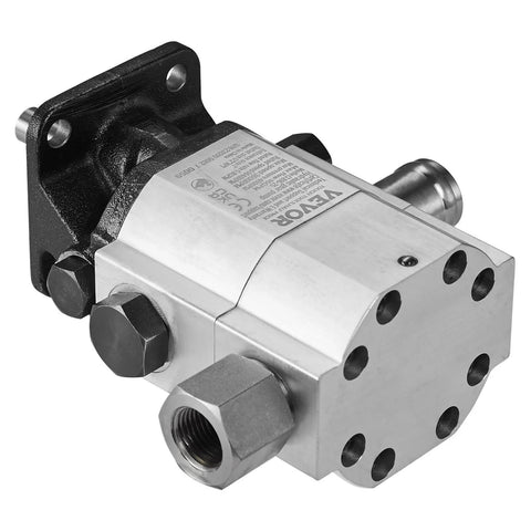 Hydraulic Wood Log Splitter Pump, 16GPM, 2 Stage 4000PSI, 1'' Inlet 1/2'' NPT Outlet 3600 RPM Aluminum Gear Pump