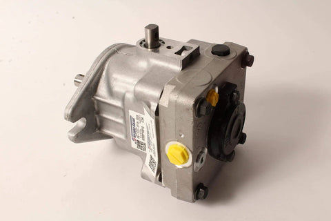 Hydro-Gear PW-1LCC-EY1X-XXXX Pump Genuine Original Equipment Manufacturer (OEM) Part, side angle view
