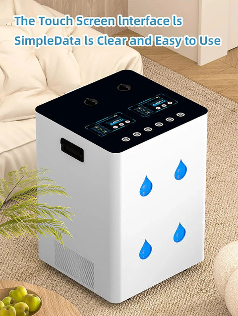 Large Flow 6 Output Hydrogen Machine With 5600 H And 2800 O Ml Per Minute Hydrogen Water Generator in living room