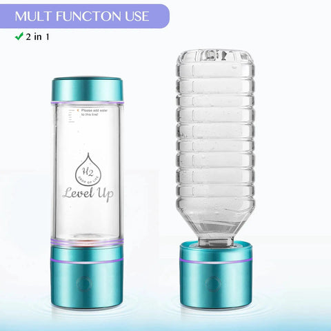 Hydrogen Water Bottle Generator For Enhanced Hydration At Home Or On The Go Dual Chamber SPE PEM Technology Up To 4000 PPB Pure Hydrogen