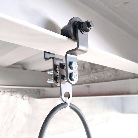 Beam Cable Trolley attached to the I-Beam, showing smooth motion and stable alignment in automation and mechanical systems, 1-pack