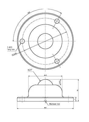 IA-19R IGUCHI Light weight Aluminum AC7A Ball Transfer - VXB Ball Bearings